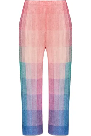 PLEATS PLEASE ISSEY MIYAKE Hose mit Bundfalten