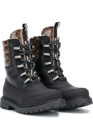 Fendi Schnürstiefel mit FF-Print