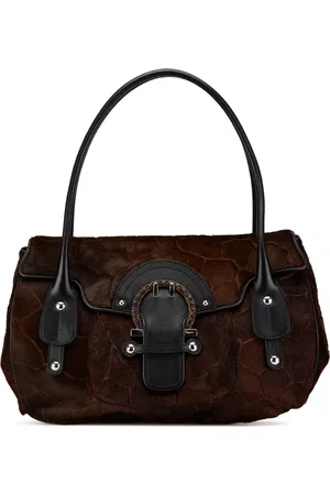 Salvatore Ferragamo 20th Century Handtasche aus Ponyhaar