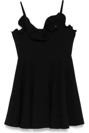 Elisabetta Franchi Kleid mit Blumenapplikation