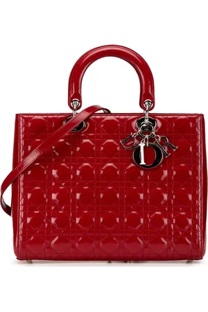 Dior 2012 große Umhängetasche aus Lackleder