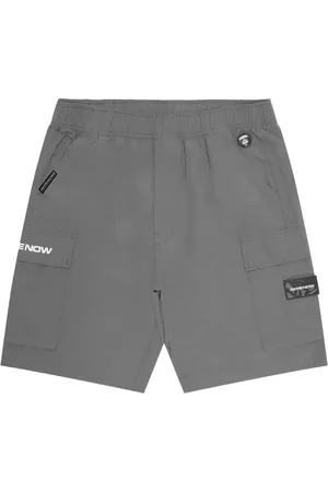 A Bathing Ape Cargo-Shorts mit Logo-Print