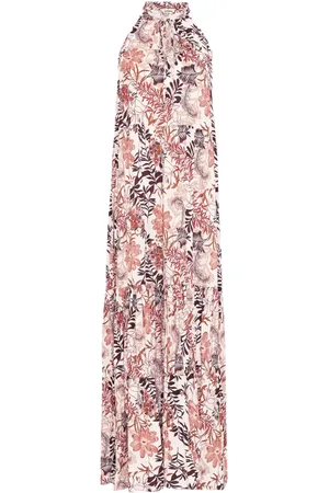 AMIR SLAMA Kleid mit Blumen-Print