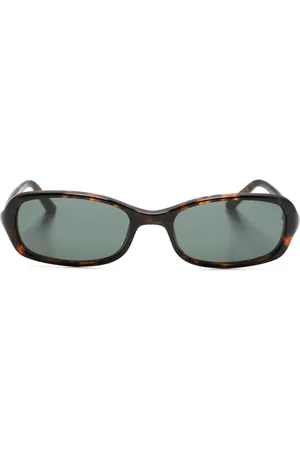 CHIMI Ovale Sonnenbrille in Schildpattoptik
