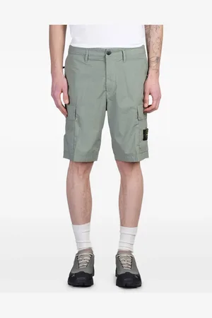 Stone Island Shorts mit Kompass-Patch