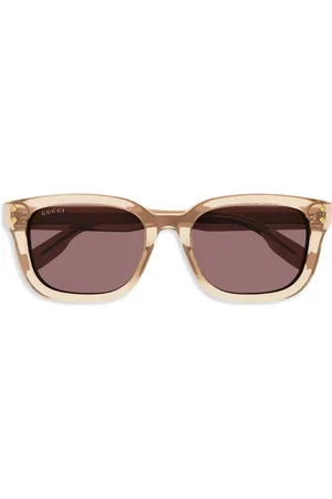 Gucci Sonnenbrille mit Logo-Print