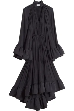 Lanvin Gerüschtes Midikleid