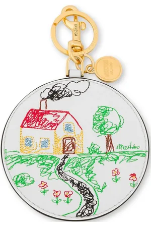 Moschino Schlüsselanhänger mit Stickerei