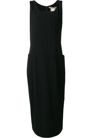 Comme des Garçons Midikleid mit Nadelstreifenmuster