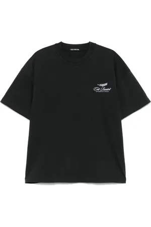 Cole Buxton T-Shirt mit Logo-Stickerei