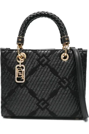 Elisabetta Franchi Kleine Tote Bag mit Jacquard