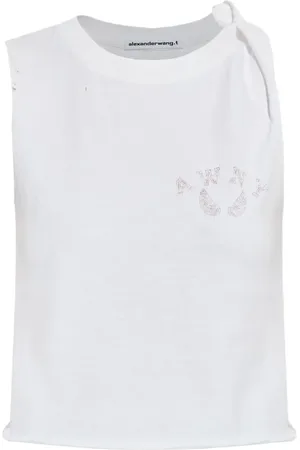 Alexander Wang Tanktop mit Logo-Print