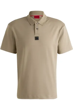 HUGO BOSS Poloshirt mit Logo-Patch