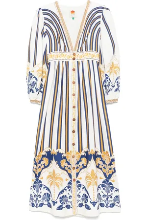 Farm Rio Maxikleid mit grafischem Print