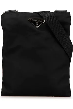 Prada 2013-2024 Tessuto Umhängetasche mit Reißverschluss