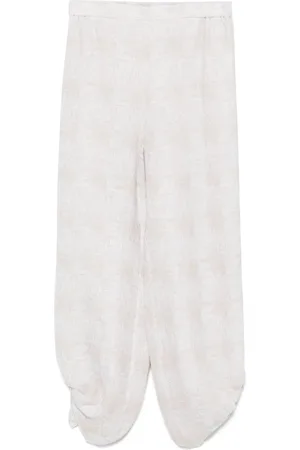 Emporio Armani Hose mit geschnürten Bündchen