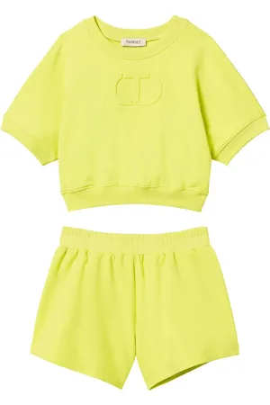 Twin-Set Jogginganzug mit Logo-Prägung