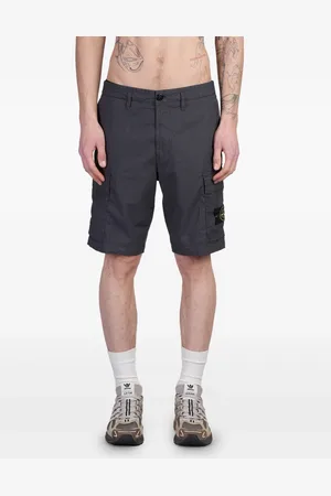 Stone Island Shorts mit Kompass-Patch