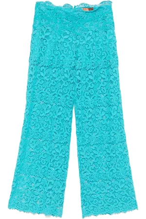 ERMANNO SCERVINO Hose mit Blumenspitze