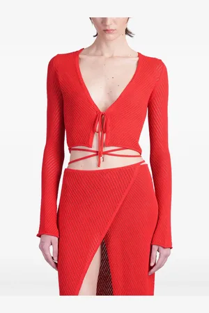 LANEUS Gerippter Cardigan