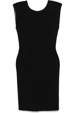 Dondup Midikleid mit Logo-Schild