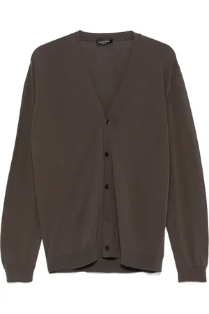 Roberto Collina Fein gestrickter Cardigan