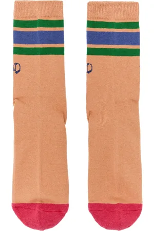 Brain Dead Gestreifte Socken mit Logo