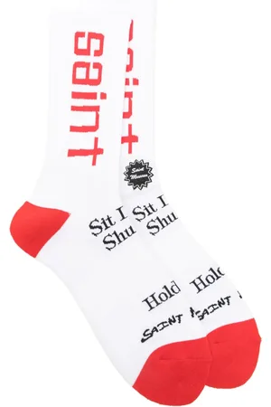 SAINT MXXXXXX Socken mit Logo-Intarsie