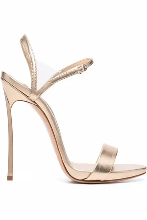 Casadei Sandalen im Metallic-Look