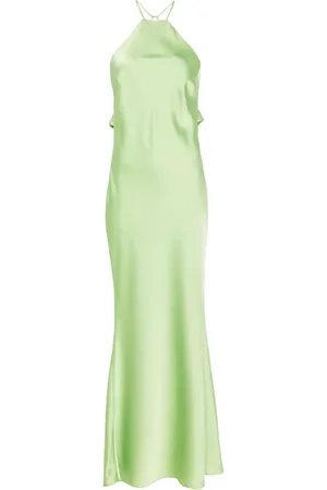ACTUALEE Maxikleid aus Satin
