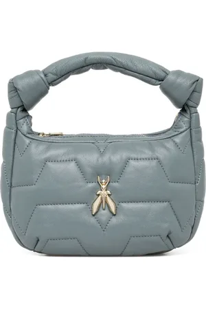 Patrizia Pepe Schultertasche mit Logo-Schild