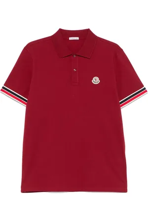 Moncler Poloshirt mit Logo-Patch
