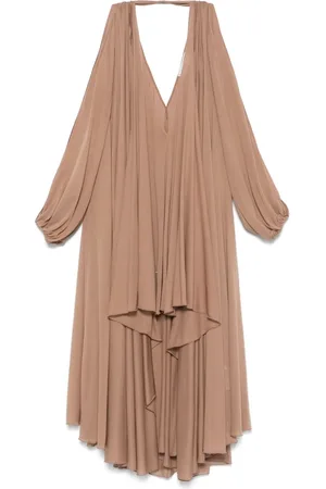 BLUMARINE Asymmetrisches Georgette-Minikleid