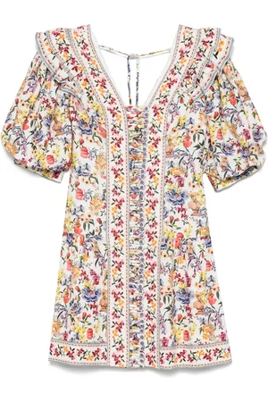 Farm Rio Minikleid mit Blumen-Print