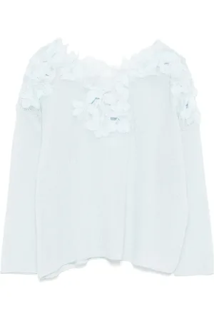 ERMANNO SCERVINO Bestickter Pullover