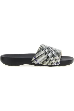 Burberry Dive Pantoletten mit Check