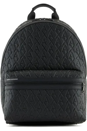 Armani Exchange Rucksack mit Monogramm-Prägung