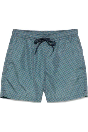 DRUMOHR Badeshorts mit Monogrammmuster