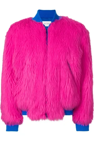 Alberta Ferretti Bomberjacke aus Kunstfell