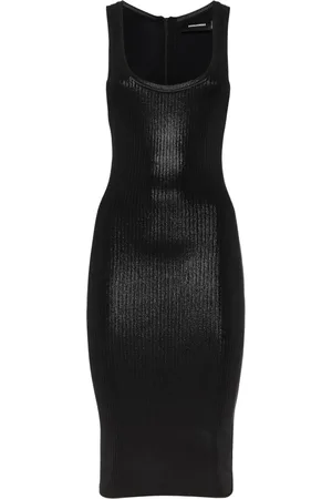 Dsquared2 Geripptes Strickkleid