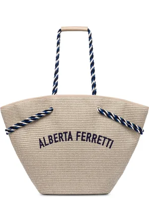 Alberta Ferretti Bestickte Schultertasche