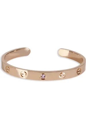 Cartier 18kt Love Rotgoldarmspange mit Saphir
