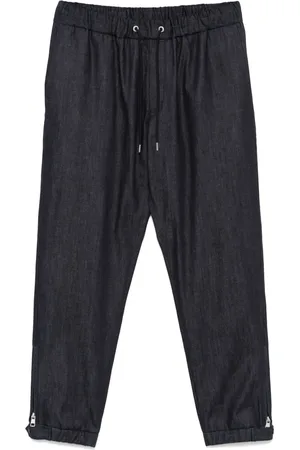 Moncler Tapered-Hose mit Logo-Patch