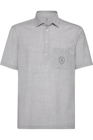 Brunello Cucinelli Poloshirt aus Popeline