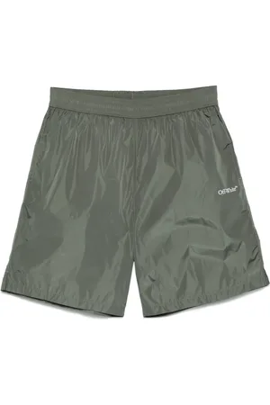 OFF-WHITE Badeshorts mit Logo-Print