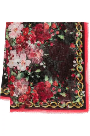 Dolce & Gabbana Schal mit Blumenmotiv