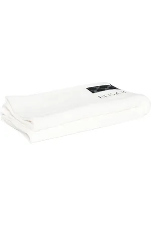 Elisabetta Franchi Logo-embroidered towel (155cm x 90cm)