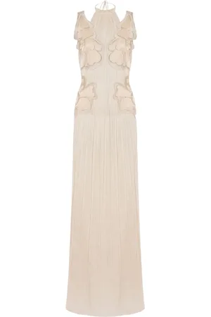 Alberta Ferretti Maxikleid mit Falten