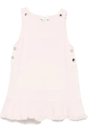 Fendi Minikleid mit Logo-Patch
