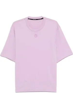 Marine Serre T-Shirt mit Sichelmond-Stickerei